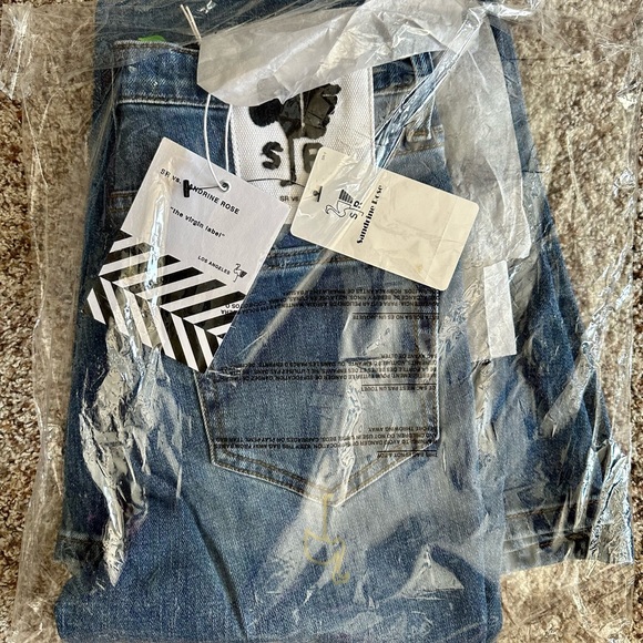 NWT Sandrine Rose Super Flare Jeans 24 - Picture 4 of 4